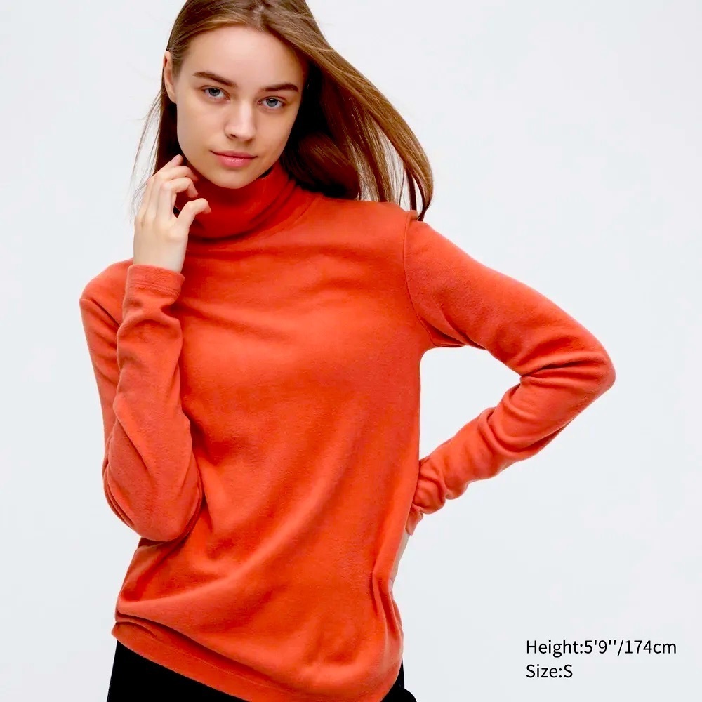 [NWT] Uniqlo Heattech Fleece Turtleneck